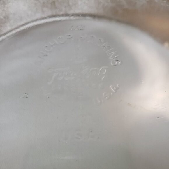 Anchor Hocking 2QT Covered Casserole MCM Georges Briard Gold  Fruit Rustic Retro - Picture 6 of 10